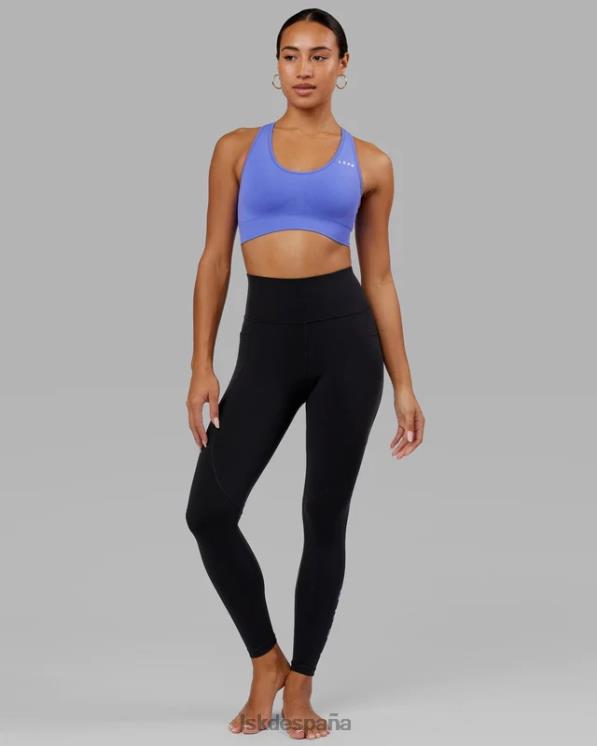 LSKD mujer legging largo rep - negro-azul aciano 8T6NZ728 vestir