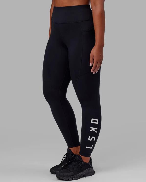 LSKD mujer legging largo rep - negro-blanco 8T6NZ531 vestir