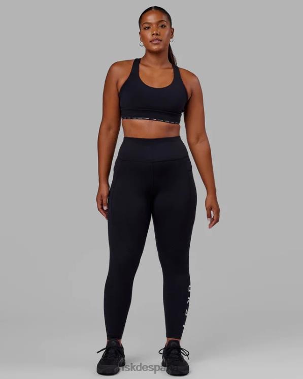 LSKD mujer legging largo rep - negro-blanco 8T6NZ531 vestir