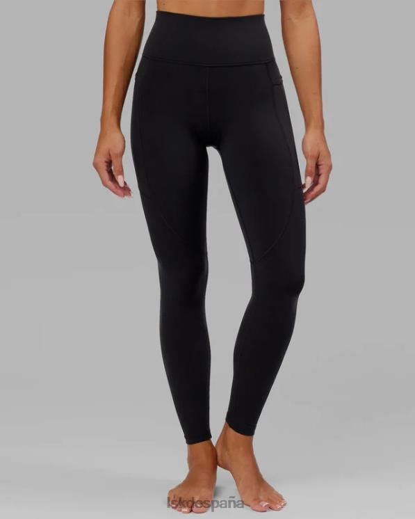 LSKD mujer legging largo rep - negro-lila 8T6NZ645 vestir