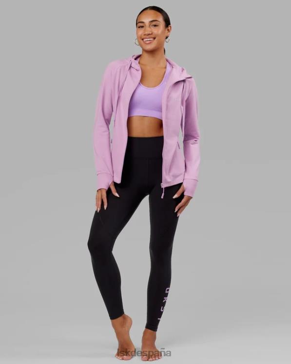 LSKD mujer legging largo rep - negro-lila 8T6NZ645 vestir