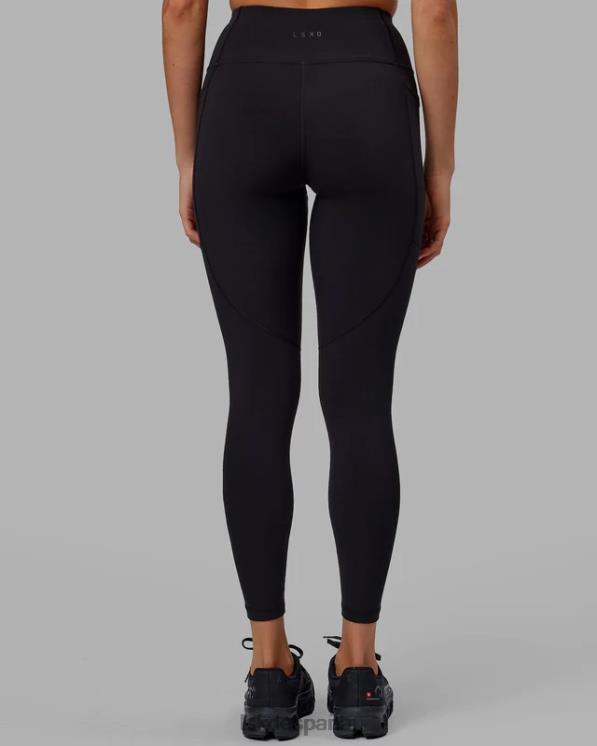 LSKD mujer legging largo rep - negro-magenta neón 8T6NZ614 vestir