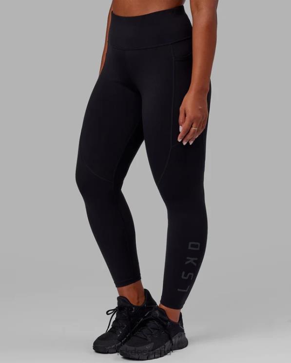 LSKD mujer legging largo rep - negro-negro 8T6NZ540 vestir