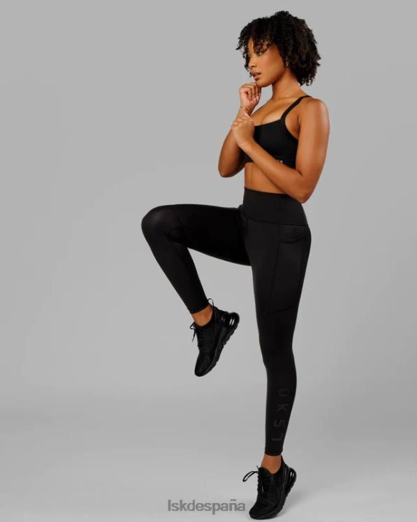 LSKD mujer legging largo rep - negro-negro 8T6NZ540 vestir