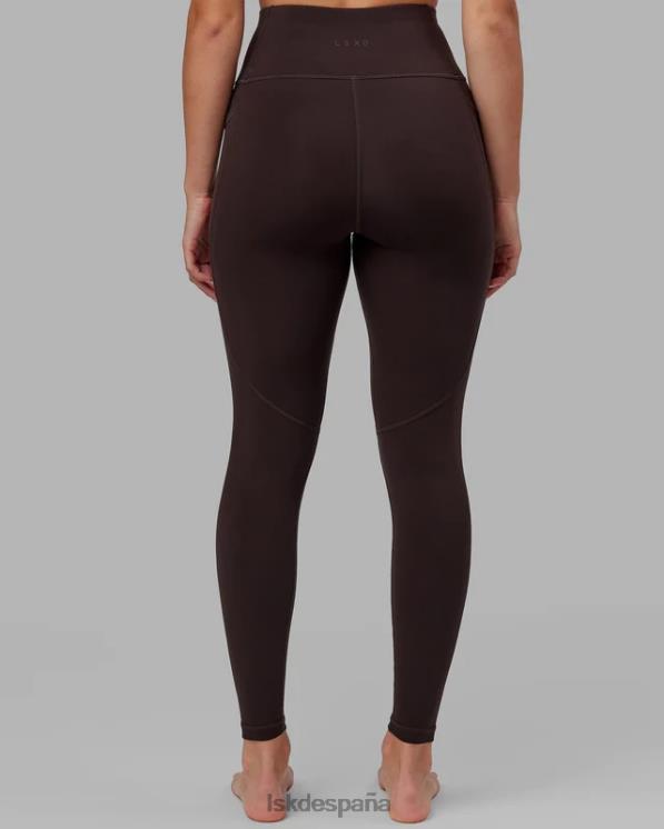 LSKD mujer legging largo rep - nogal oscuro 8T6NZ517 vestir