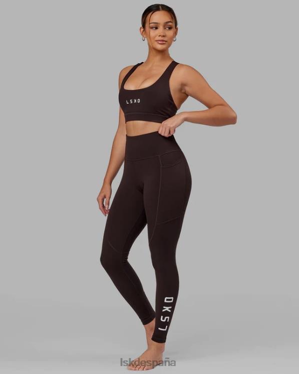 LSKD mujer legging largo rep - nogal oscuro 8T6NZ517 vestir