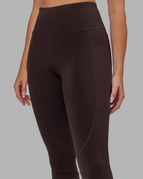 LSKD mujer legging largo rep - nogal oscuro 8T6NZ517 vestir