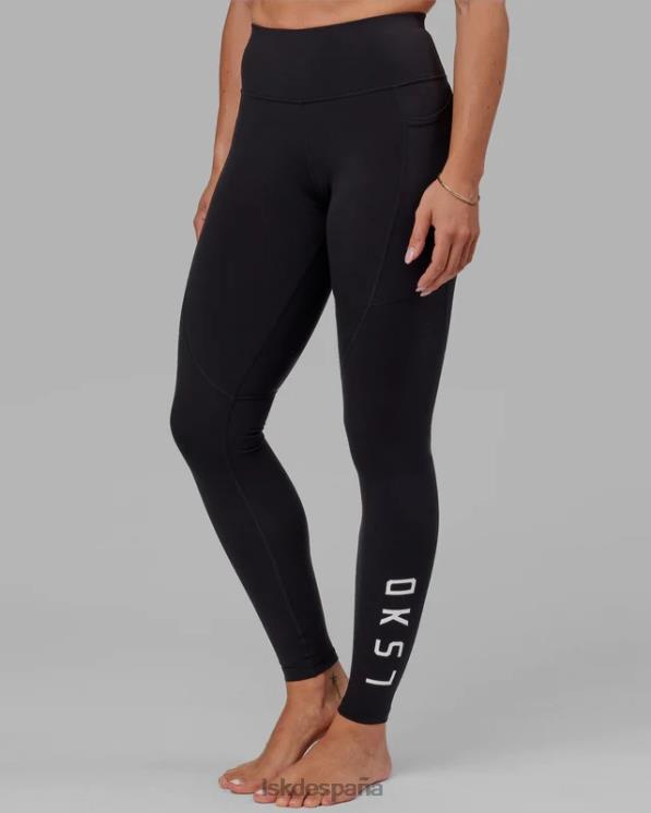 LSKD mujer legging rep x-long - negro-blanco 8T6NZ651 vestir