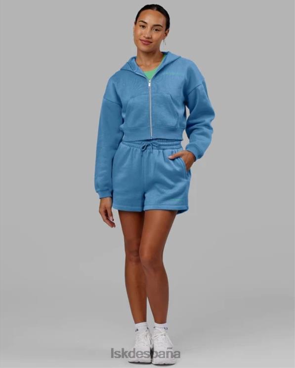 LSKD mujer Sudadera con capucha recortada Motion - azul celeste 8T6NZ358 vestir