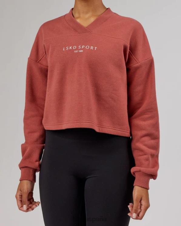 LSKD mujer suéter de touchdown - marsala 8T6NZ436 vestir