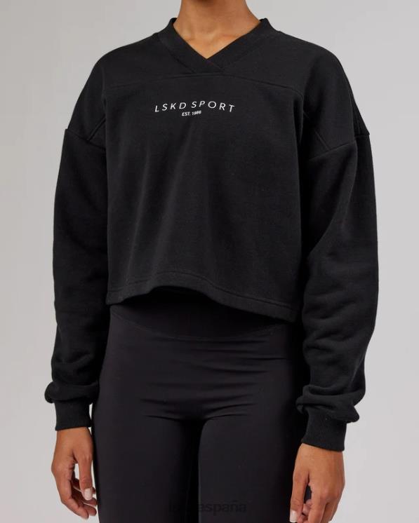 LSKD mujer suéter de touchdown - negro 8T6NZ434 vestir