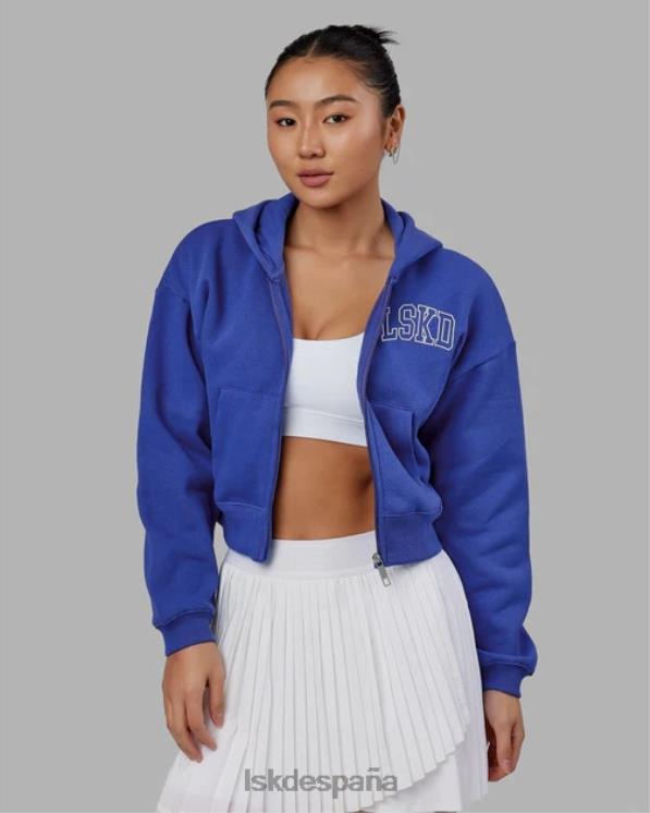LSKD mujer sudadera con capucha corta guild - power cobalt-white 8T6NZ379 vestir