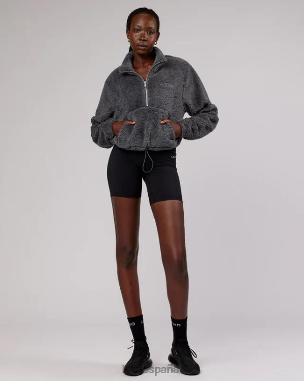 LSKD mujer tripulación sherpa - carbón 8T6NZ411 vestir