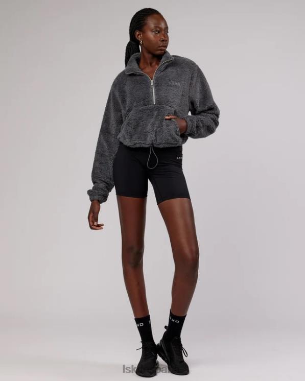 LSKD mujer tripulación sherpa - carbón 8T6NZ411 vestir