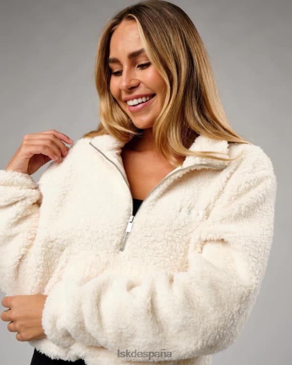 LSKD mujer tripulación sherpa - hueso 8T6NZ412 vestir