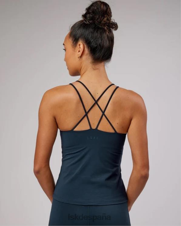 LSKD mujer Camiseta sin mangas con estante invertido - azul marino 8T6NZ216 vestir