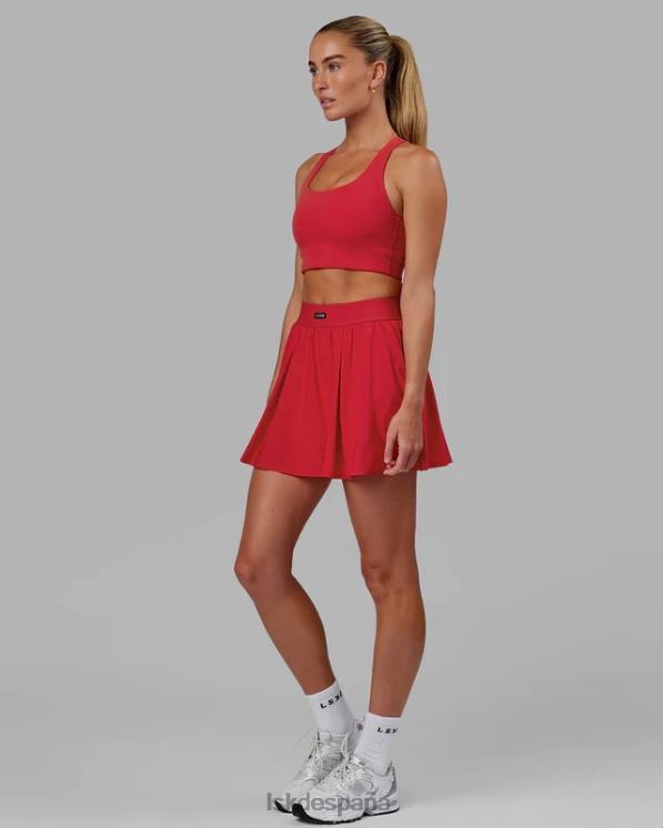 LSKD mujer sujetador ace de línea larga - escarlata 8T6NZ50 vestir