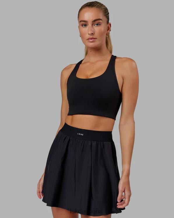 LSKD mujer sujetador ace de línea larga - negro 8T6NZ25 vestir