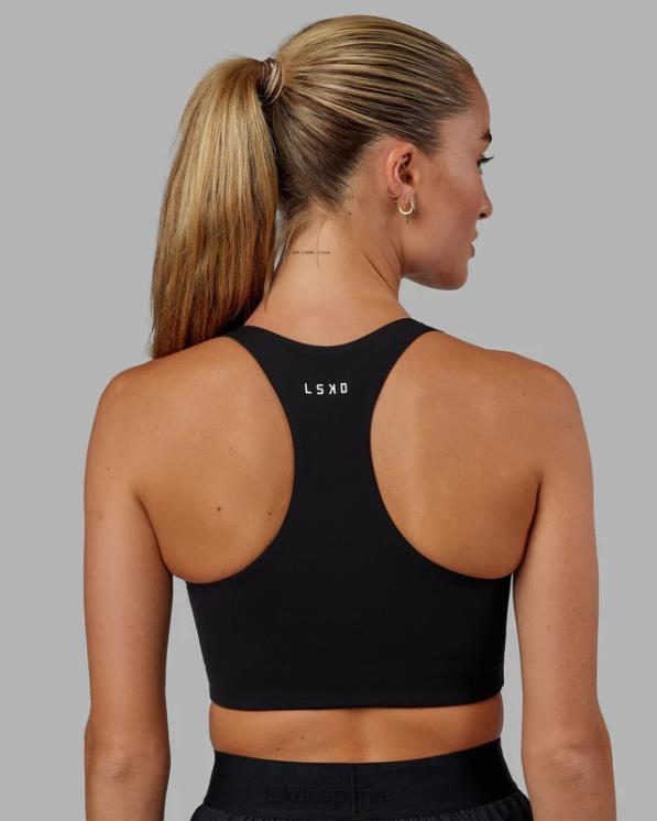 LSKD mujer sujetador ace de línea larga - negro 8T6NZ25 vestir