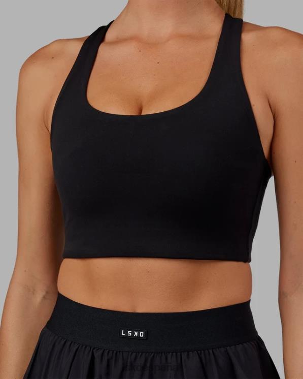 LSKD mujer sujetador ace de línea larga - negro 8T6NZ25 vestir