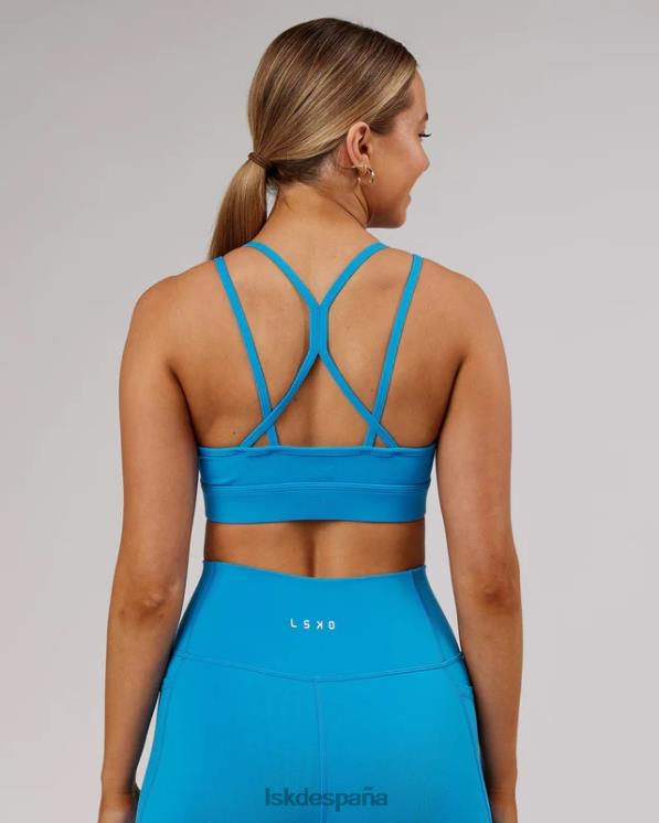 LSKD mujer sujetador deportivo bridge - azul ibiza 8T6NZ98 vestir