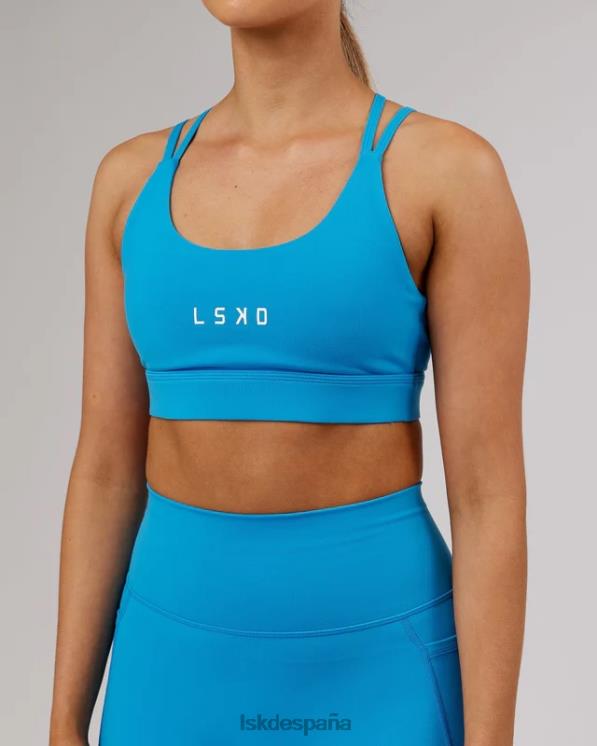 LSKD mujer sujetador deportivo bridge - azul ibiza 8T6NZ98 vestir