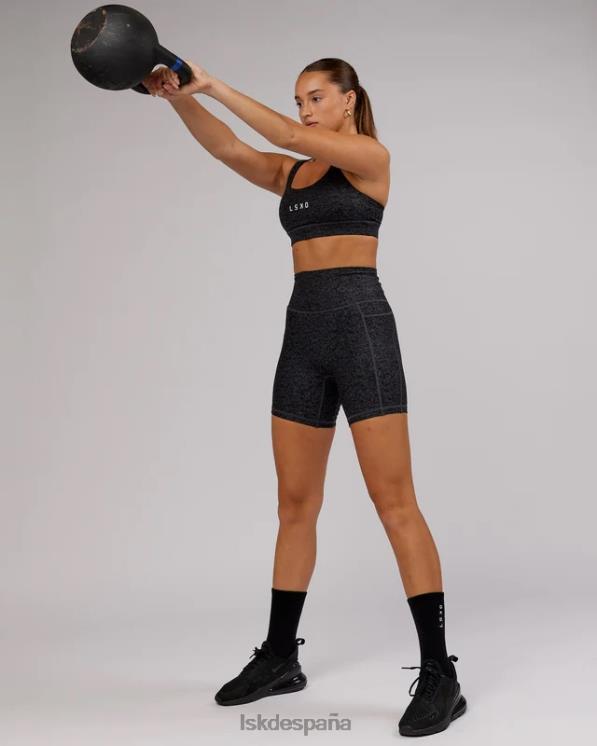 LSKD mujer sujetador deportivo bridge - grabado negro 8T6NZ100 vestir