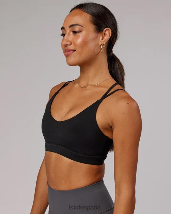 LSKD mujer sujetador deportivo movimiento - negro 8T6NZ107 vestir