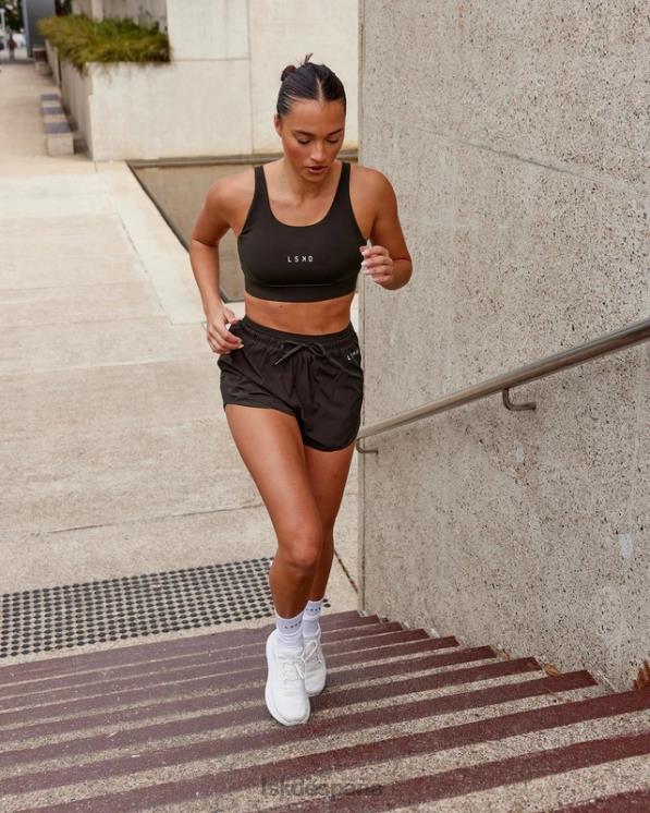 LSKD mujer sujetador deportivo propel - nogal oscuro 8T6NZ4 vestir