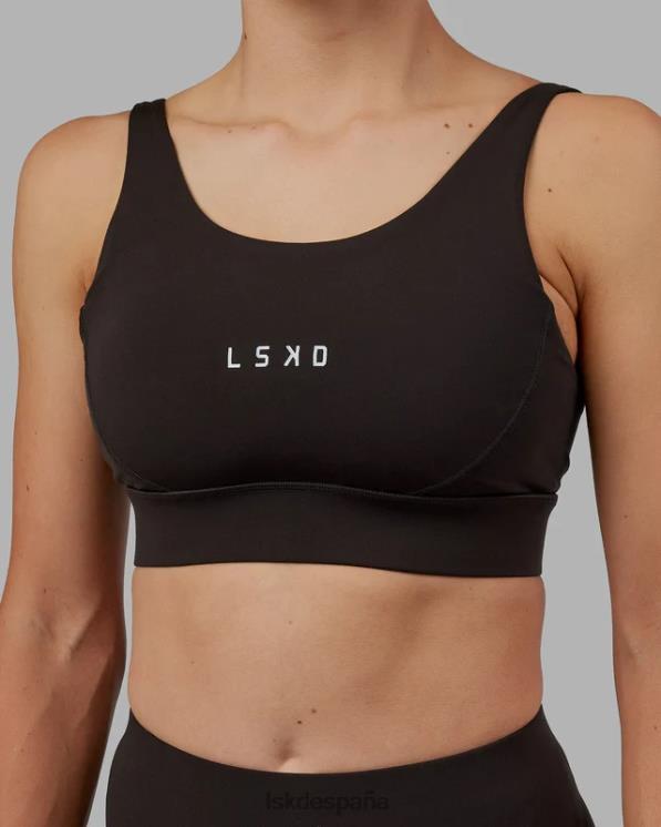LSKD mujer sujetador deportivo propel - nogal oscuro 8T6NZ4 vestir