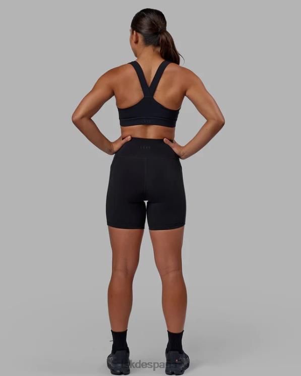 LSKD mujer sujetador deportivo rep con logo pequeño - negro-blanco 8T6NZ29 vestir