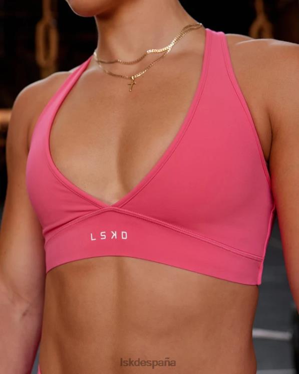 LSKD mujer sujetador deportivo stamina - flamenco 8T6NZ48 vestir