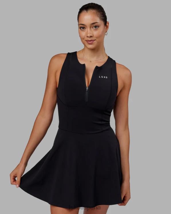 LSKD mujer vestido activo grand slam - negro 8T6NZ499 vestir