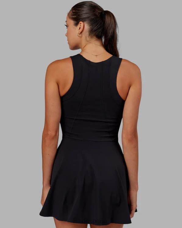 LSKD mujer vestido activo grand slam - negro 8T6NZ499 vestir