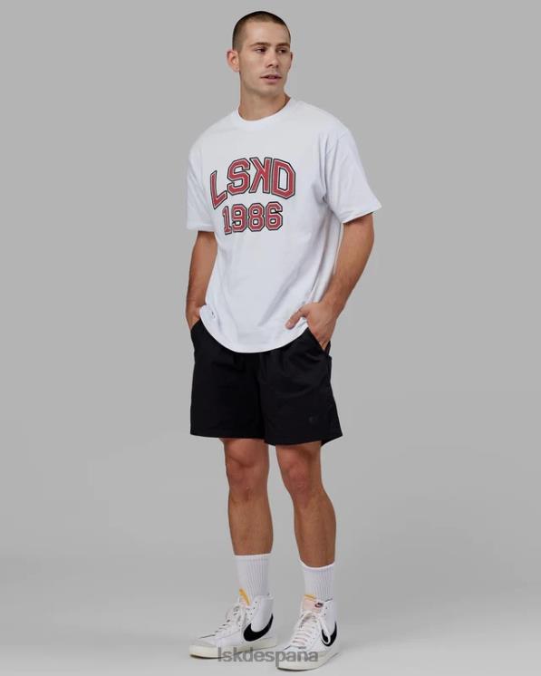 LSKD unisexo Camiseta extragrande Alumni Heavyweight - blanco-rojo 8T6NZ330 vestir