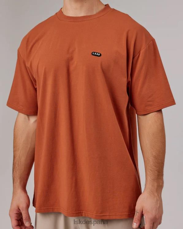 LSKD unisexo Camiseta extragrande Capsule Flxcotton - Auburn 8T6NZ239 vestir