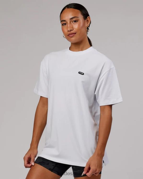 LSKD unisexo Camiseta extragrande Capsule Flxcotton - Blanco 8T6NZ258 vestir