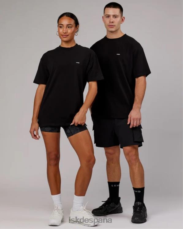 LSKD unisexo Camiseta extragrande Capsule Flxcotton - Negro 8T6NZ238 vestir