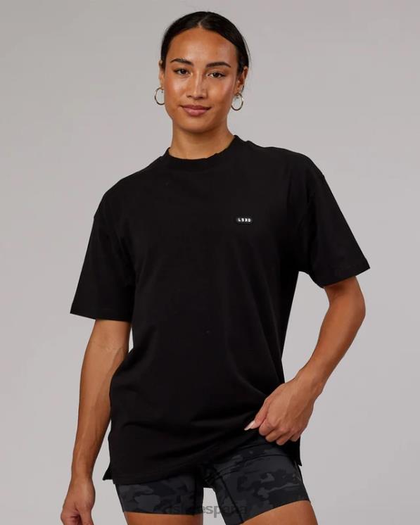 LSKD unisexo Camiseta extragrande Capsule Flxcotton - Negro 8T6NZ238 vestir