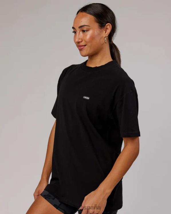 LSKD unisexo Camiseta extragrande Capsule Flxcotton - Negro 8T6NZ238 vestir