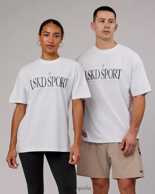 LSKD unisexo Camiseta extragrande Heritage Heavyweight - blanco-negro-roble 8T6NZ305 vestir