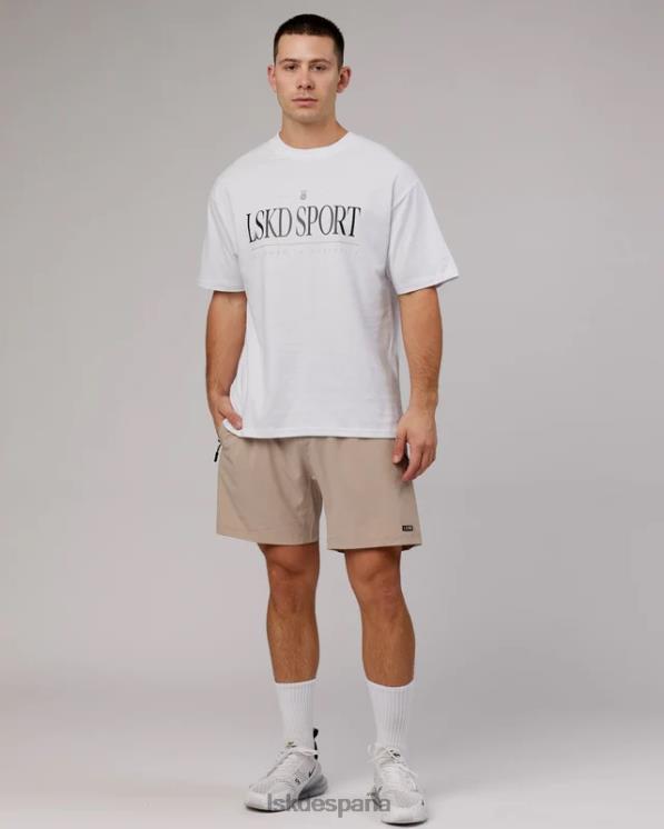 LSKD unisexo Camiseta extragrande Heritage Heavyweight - blanco-negro-roble 8T6NZ305 vestir