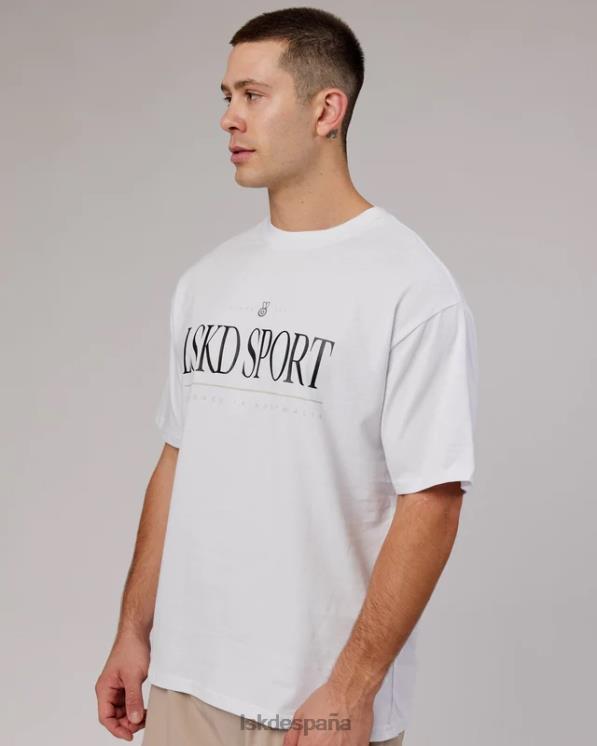 LSKD unisexo Camiseta extragrande Heritage Heavyweight - blanco-negro-roble 8T6NZ305 vestir