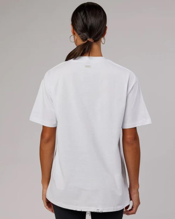 LSKD unisexo Camiseta extragrande Heritage Heavyweight - blanco-negro-roble 8T6NZ305 vestir