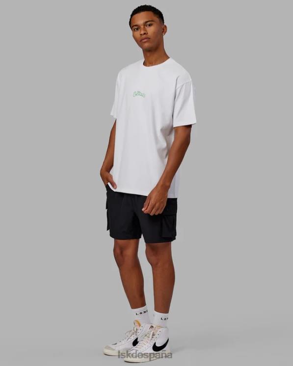 LSKD unisexo Camiseta extragrande Mad Happy Heavyweight - Blanco 8T6NZ262 vestir