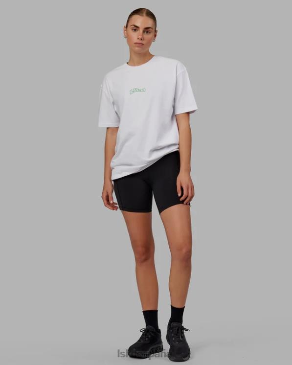 LSKD unisexo Camiseta extragrande Mad Happy Heavyweight - Blanco 8T6NZ262 vestir