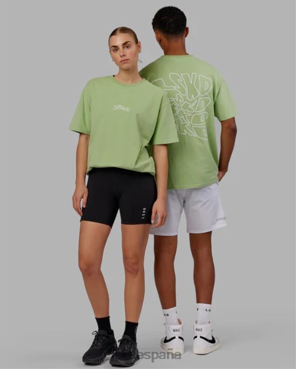 LSKD unisexo Camiseta extragrande Mad Happy Heavyweight - higo verde 8T6NZ256 vestir