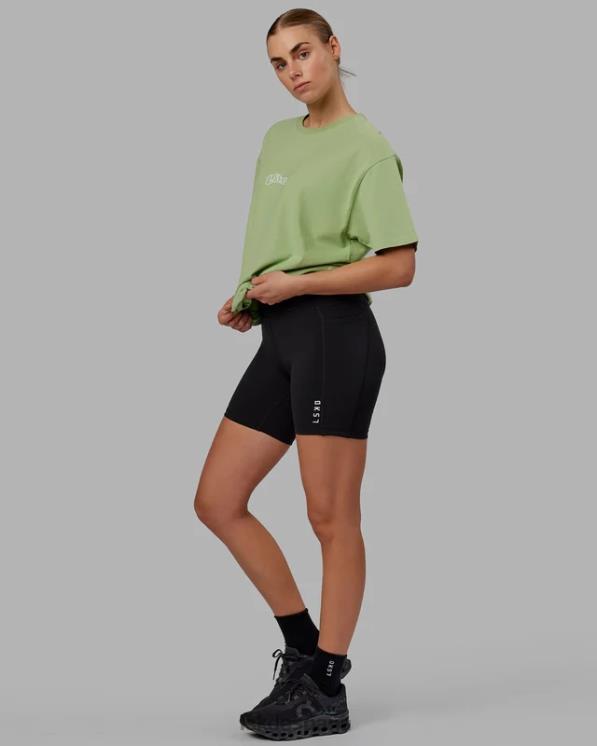 LSKD unisexo Camiseta extragrande Mad Happy Heavyweight - higo verde 8T6NZ256 vestir