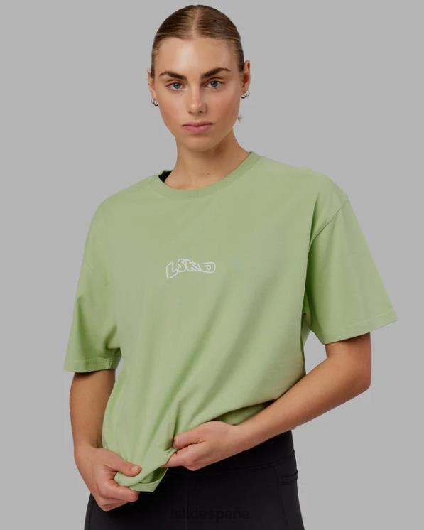 LSKD unisexo Camiseta extragrande Mad Happy Heavyweight - higo verde 8T6NZ256 vestir