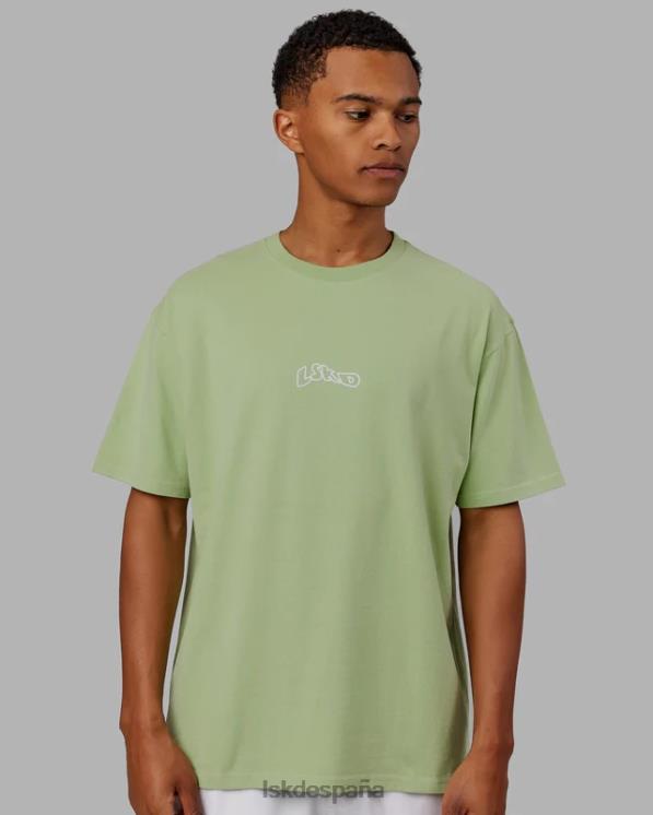 LSKD unisexo Camiseta extragrande Mad Happy Heavyweight - higo verde 8T6NZ256 vestir